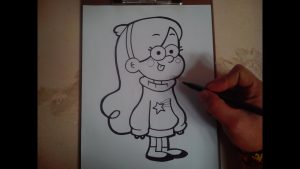 Cómo Dibujar A Mabel De Gravity Falls Fácil Paso a Paso