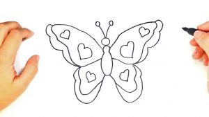 Dibujar Mariposas Fácil Paso a Paso