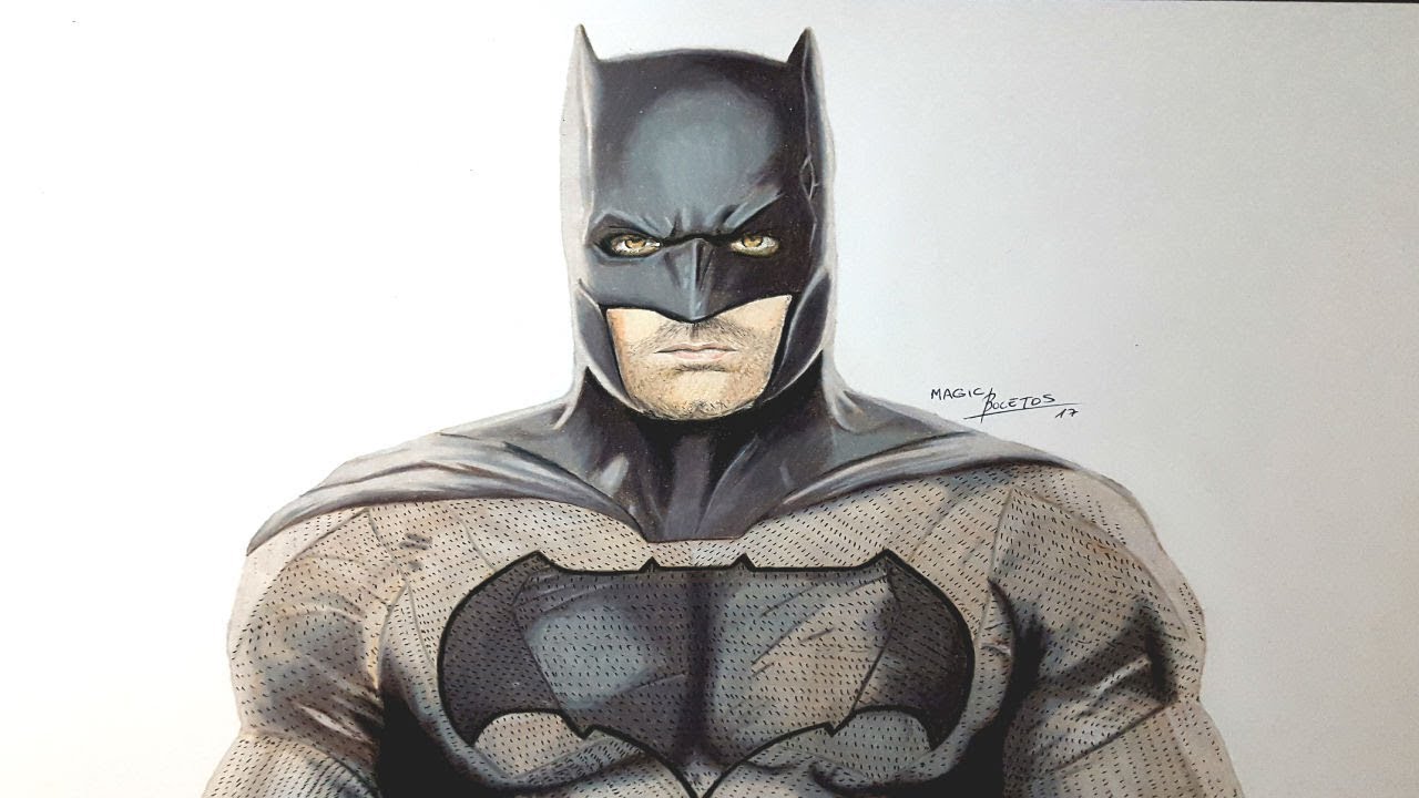 Dibujar A Batman Realista Paso a Paso Fácil