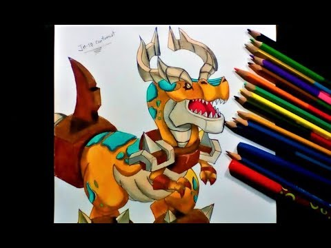 Cómo Dibujar Dragones De Dragon City Fácil Paso a Paso