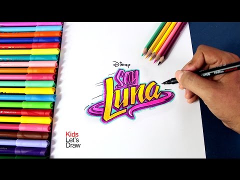 Cómo Dibuja El Logo De Soy Luna Paso a Paso Fácil