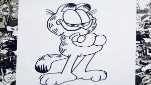 Dibujar Garfield Fácil Paso a Paso