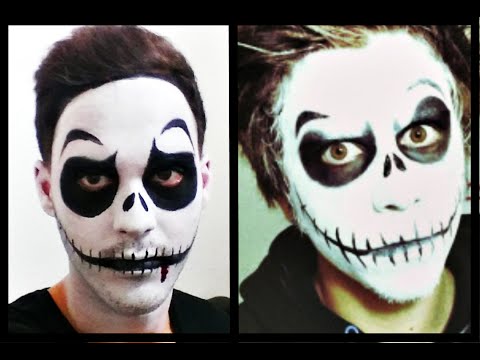 Cómo Dibujar Maquillaje De Carnaval De Calavera Paso a Paso Fácil