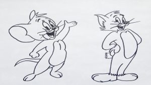 Dibujar Tom Y Jerry Paso a Paso Fácil