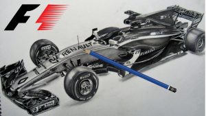 Dibuja Un Formula 1 Paso a Paso Fácil