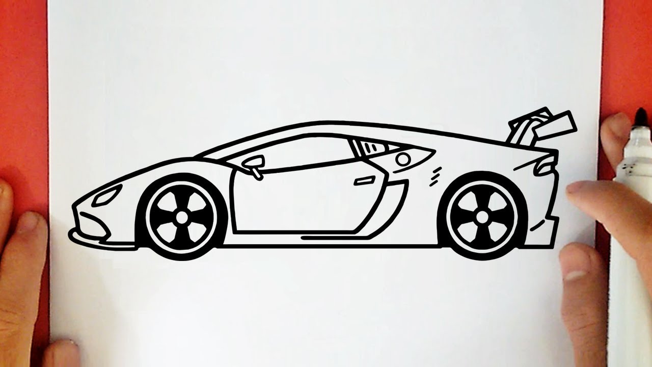 Dibuja Un Lamborghini Paso a Paso Fácil