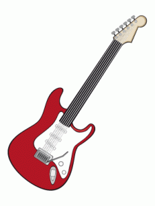 Cómo Dibuja Una Guitarra Eléctrica Paso a Paso Fácil