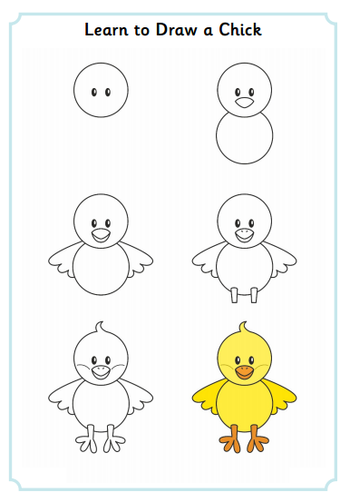 Dibujar un pollito -   Dibujos para niños  Pollitos dibujo  Dibujos fáciles, dibujos de Un Pollito, como dibujar Un Pollito paso a paso