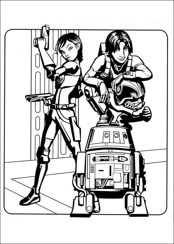 Star Wars Rebels Coloring Pages 12  Dibujos  Star wars rebels  Dibujos  faciles para dibujar, dibujos de Star Wars Rebels, como dibujar Star Wars Rebels paso a paso