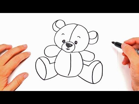 Como dibujar un Osito de Peluche  Dibujos Infantiles Bonitos - YouTube  Como  dibujar un oso  Osos de peluche  Dibujo oso de peluche, dibujos de Un Oso Tierno, como dibujar Un Oso Tierno paso a paso