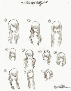 Resultado de imagen de como dibujar un pelo corto con flequillo  Dibujos  de peinados  Como dibujar animes  Dibujos, dibujos de Flequillo, como dibujar Flequillo paso a paso