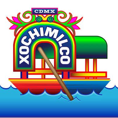 Resultado de imagen para trajinera dibujo  Cdmx  Viva méxico  Bordados  mexicanos, dibujos de Xochimilco, como dibujar Xochimilco paso a paso
