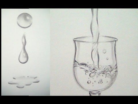 Cómo dibujar Agua A Lápiz 】 Paso a Paso Muy Fácil 2023 - Dibuja Fácil