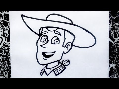 como dibujar a woody de toy story  how to draw woody - YouTube  Dibujos   Arte y diseño  Cómo dibujar, dibujos de Toy Story, como dibujar Toy Story paso a paso