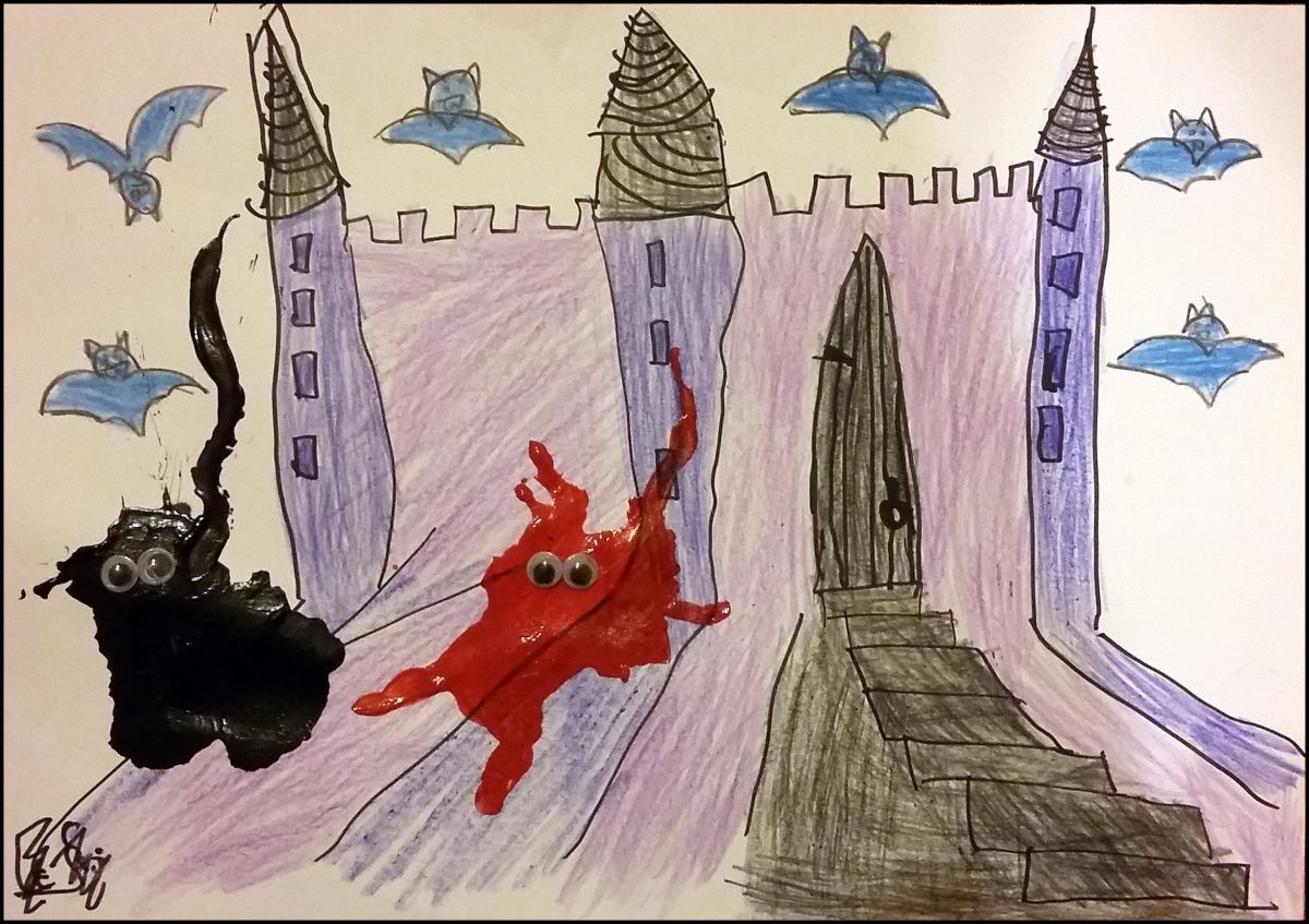 Cómo dibujar Un Terrorífico Castillo De Halloween 】 Paso a Paso Muy Fácil  2023 - Dibuja Fácil
