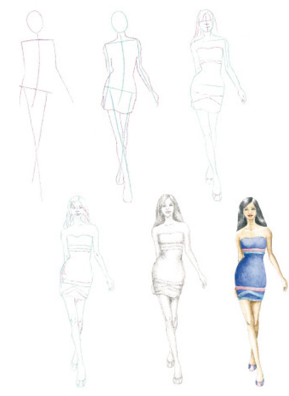 Cómo Dibujar Figurines De Moda En Sencillos Pasos Como Dibujar: Amazon - es:  Hodge  Susie: Libros, dibujos de Figurines De Moda, como dibujar Figurines De Moda paso a paso