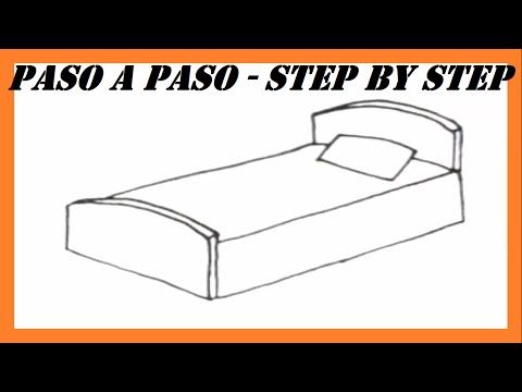 Como dibujar una Cama paso a paso l How to draw a Bed step by step -  YouTube  Como dibujar una cama  Cama para dibujar  Hacer la cama, dibujos de Una Cama, como dibujar Una Cama paso a paso