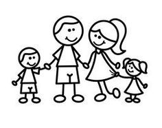 familia dibujo infantil - Buscar con Google  Familia dibujos  Imágenes de  familia  Familia de palos, dibujos de Una Familia, como dibujar Una Familia paso a paso