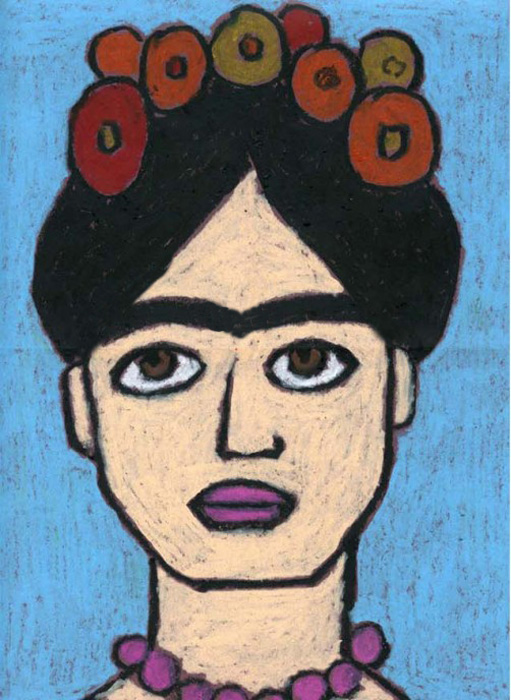 Cómo dibujar A Frida Kahlo 】 Paso a Paso Muy Fácil 2023 - Dibuja Fácil