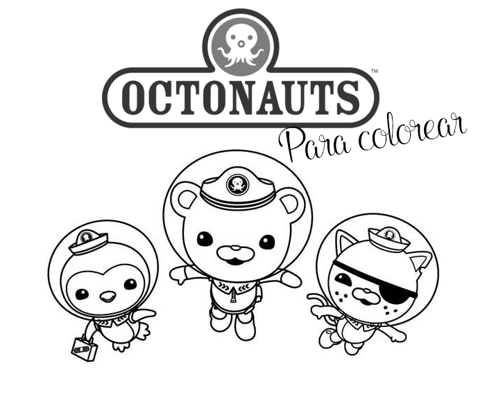 Dibujos para colorear Octonautas  Imágenes de los Octonautas, dibujos de Octonautas, como dibujar Octonautas paso a paso