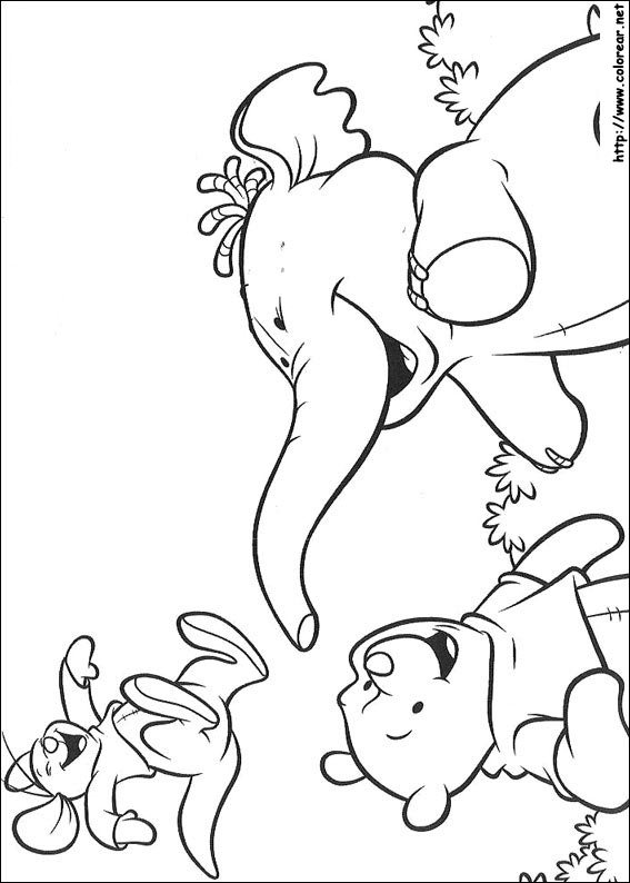 Dibujos para colorear de Winnie Pooh y el Pequeño Efelante, dibujos de Winnie Pooh Y El Pequeno Efelante, como dibujar Winnie Pooh Y El Pequeno Efelante paso a paso