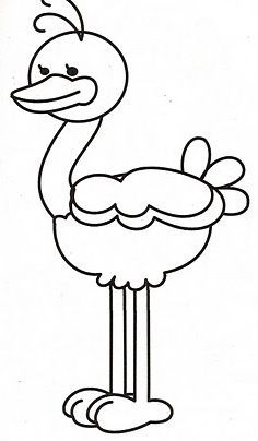 Resultado de imagen para fotos de ñandu para colorear  Dibujos de  avestruz  Avestruces  Dibujos, dibujos de Un Ñandú, como dibujar Un Ñandú paso a paso
