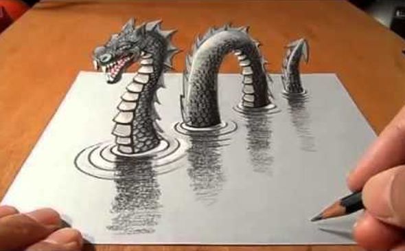 40 Awesome mejores dibujos a lapiz 3d images  3d art drawing  Monster  drawing  3d drawings, dibujos de A Lápiz En 3D, como dibujar A Lápiz En 3D paso a paso