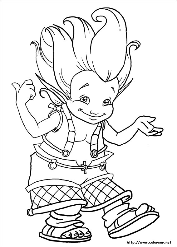 Dibujo para colorear Arthur y los Minimoys 1, dibujos de Arthur Y Los Minimoys, como dibujar Arthur Y Los Minimoys paso a paso