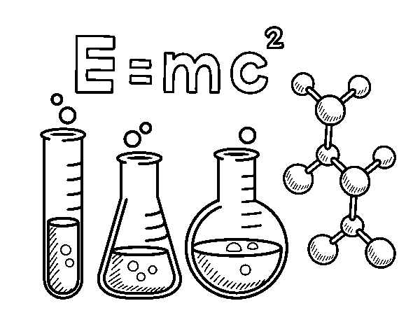 Dibujo de Clase de química para Colorear - Dibujos - net, dibujos de Química, como dibujar Química paso a paso
