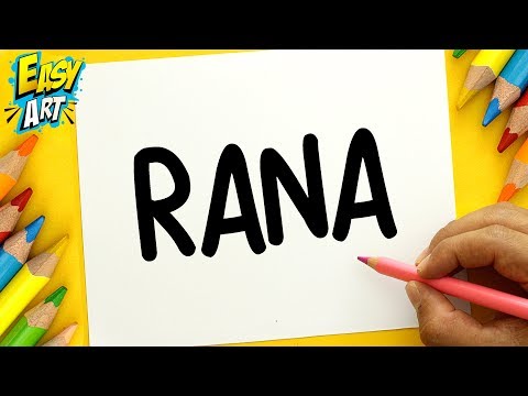 Como dibujar a partir de la palabra Rana, dibujos de A Partir De La Palabra Rana, como dibujar A Partir De La Palabra Rana paso a paso
