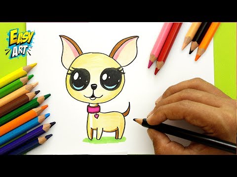 Como dibujar un perrito estilo CUTE, dibujos de Un Perrito Estilo Cute, como dibujar Un Perrito Estilo Cute paso a paso