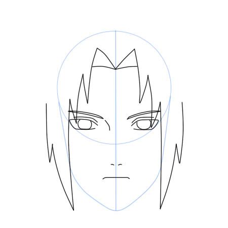 Como dibujar a Sasuke Uchiha (Shippuden) Paso a paso – Dibujanime!   Dibujos de naruto faciles  Como dibujar a naruto  Naruto para dibujar, dibujos de A Sasuke, como dibujar A Sasuke paso a paso