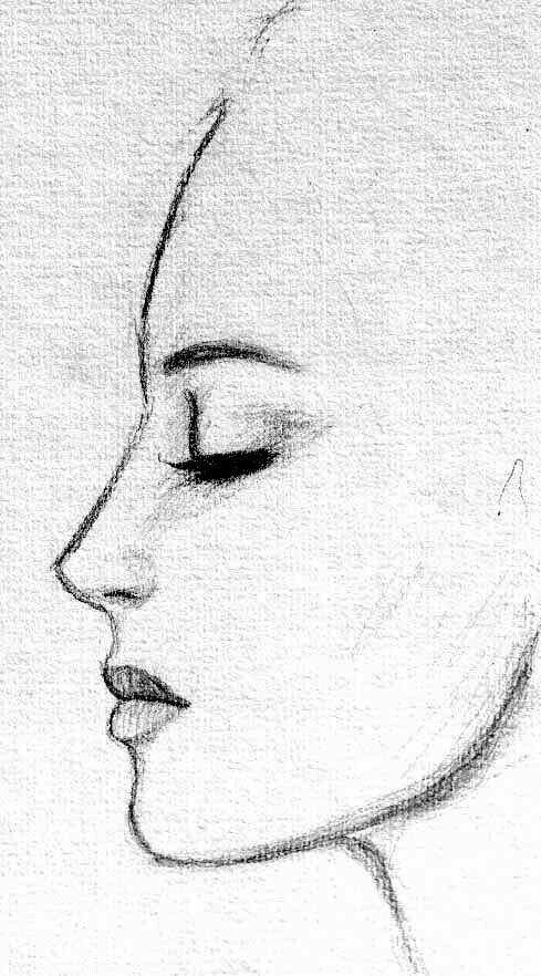 Pin de Martuquii en Disegni  Dibujos a lapiz rostros  Arte inspirador   Arte del bosquejo, dibujos de Una Cara De Perfil, como dibujar Una Cara De Perfil paso a paso