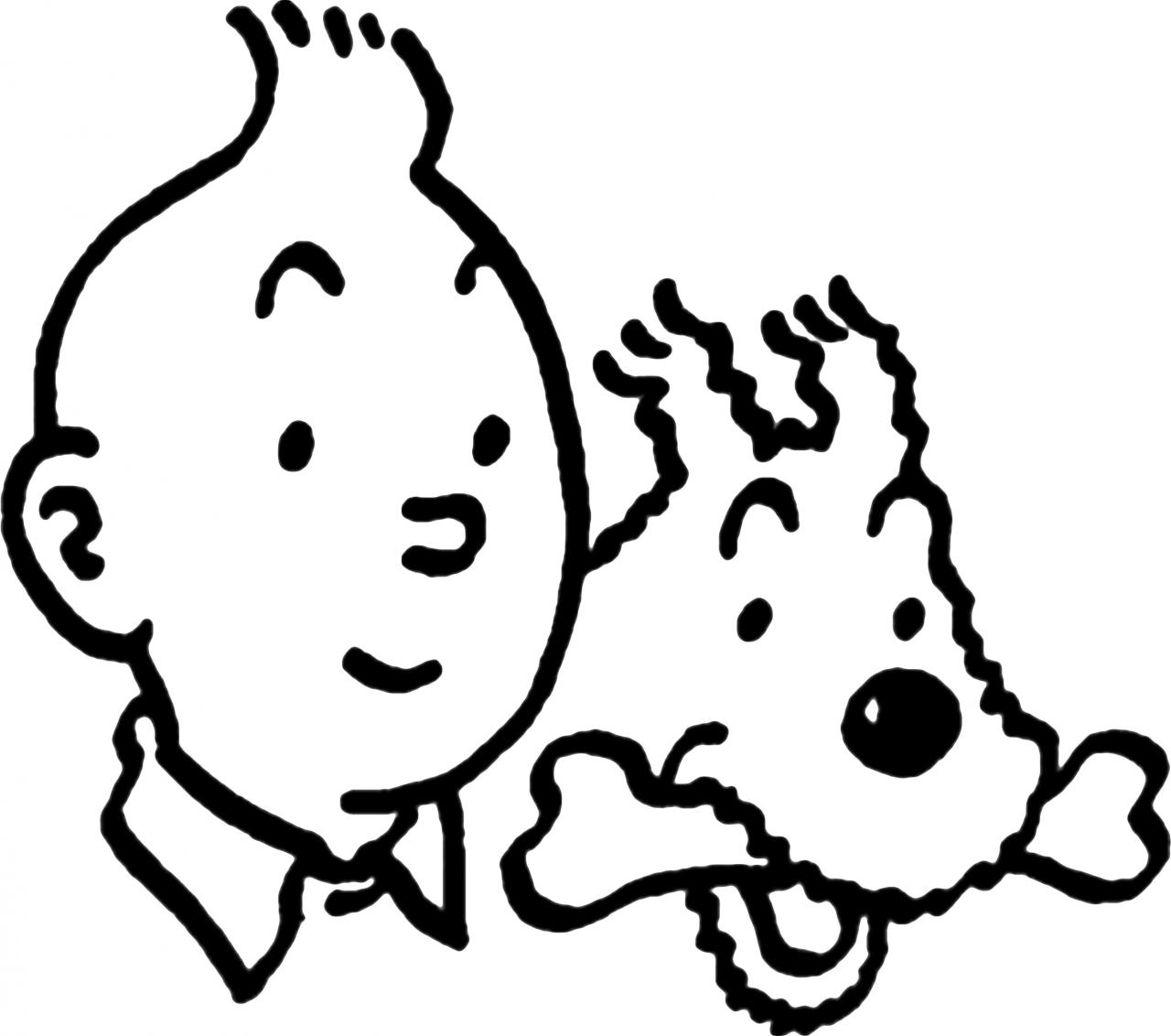 92 dibujos de Tintin para colorear  Oh Kids  Page 1, dibujos de Tintín, como dibujar Tintín paso a paso