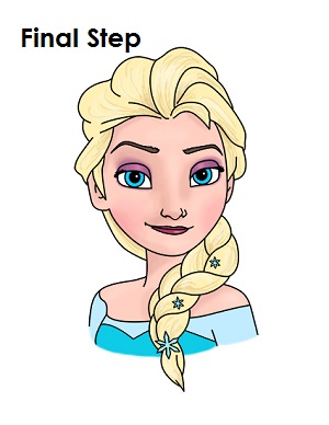 Dibujar a Elsa Frozen