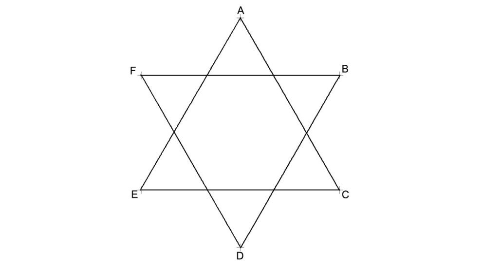 Cómo dibujar una estrella de 6 puntas simple o doble fácilmente, dibujos de Una Estrella De 6 Puntas, como dibujar Una Estrella De 6 Puntas paso a paso