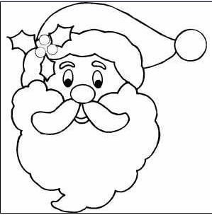 DIBUJO CARA DE PAPA NOEL  Hacer adornos de navidad  Santa claus para  colorear  Dibujo de navidad, dibujos de La Cara De Santa Claus Para Navidad, como dibujar La Cara De Santa Claus Para Navidad paso a paso