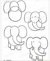 Paso a paso dibujo elefante  Hacer dibujos para niños  Dibujos faciles para  niños  Como dibujar animales, dibujos de Un Elefante Para Niños, como dibujar Un Elefante Para Niños paso a paso