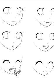 Resultado de imagen para dibujar anime paso a paso para principiantes   Anime facil de dibujar  Dibujar ojos de anime  Dibujos faciales, dibujos de Animé Para Principiantes, como dibujar Animé Para Principiantes paso a paso