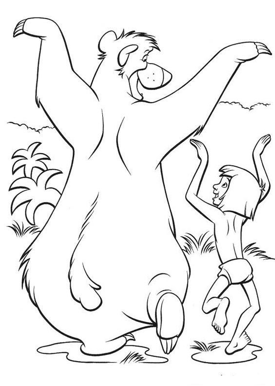 Dibujos para Colorear El Libro de la Selva 16  Dibujos faciles para dibujar   El libro de la selva  Selva dibujo, dibujos de El Libro De La Selva, como dibujar El Libro De La Selva paso a paso
