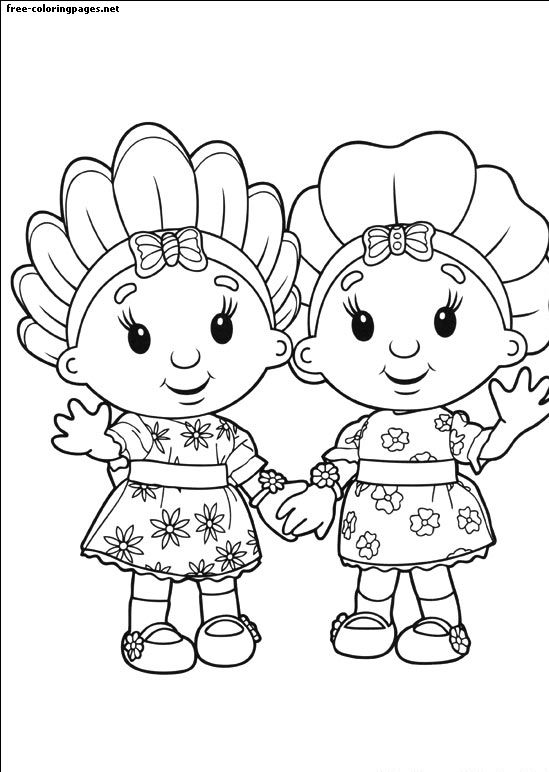 Fifi Y Los Flowertots - Colorear Niños Imprimir, dibujos de Fifi Flowertots, como dibujar Fifi Flowertots paso a paso