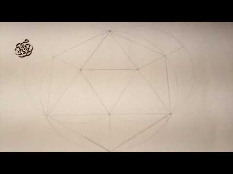 Dibujar UN ICOSAEDRO, dibujos de Un Icosaedro, como dibujar Un Icosaedro paso a paso