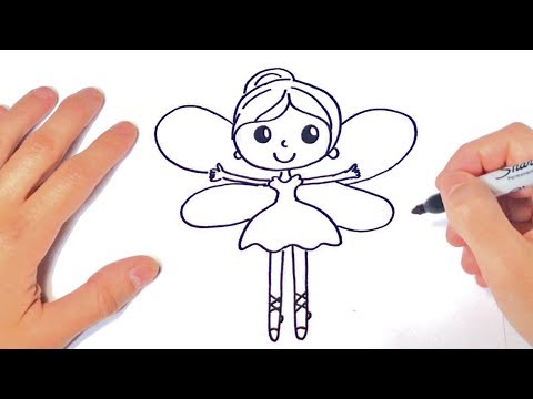 Cómo dibujar un Hada Paso a Paso  Dibujo de Hada - YouTube, dibujos de Un Hada, como dibujar Un Hada paso a paso