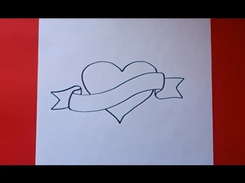 Como dibujar un corazón paso a paso  How to draw a heart, dibujos de Un Corazón Estilo Mickey Mouse, como dibujar Un Corazón Estilo Mickey Mouse paso a paso