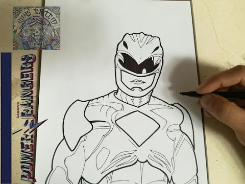 HOW TO DRAW POWER RANGER RED MOVIE 2017  como dibujar power ranger rojo  movie 2017, dibujos de Power Rangers, como dibujar Power Rangers paso a paso
