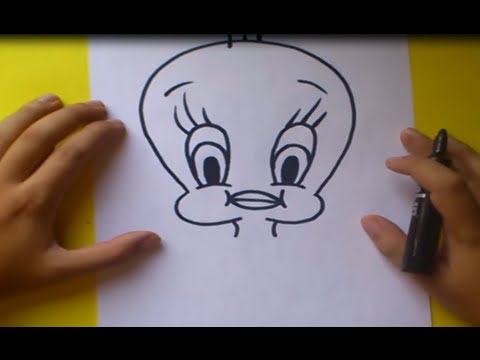 Como dibujar a Piolin paso a paso - Looney Tunes  How to draw Piolin -  Looney Tunes, dibujos de Piolín, como dibujar Piolín paso a paso