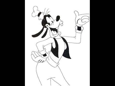 How to Draw Goofy  Como Dibujar a Goofy  Disney, dibujos de Goofy, como dibujar Goofy paso a paso