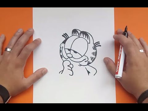 Como dibujar a Garfield paso a paso - El show de garfield  How to draw  Garfield - The Garfield Show, dibujos de Garfield, como dibujar Garfield paso a paso