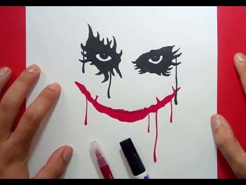 Como dibujar a el Joker paso a paso 2 - Batman  How to draw the Joker 2 -  Batman, dibujos de Al Joker, como dibujar Al Joker paso a paso