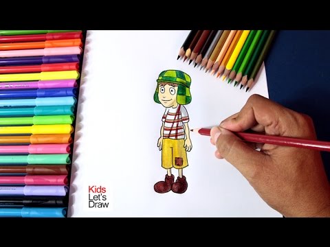 Cómo dibujar al CHAVO DEL 8 animado (paso a paso)  How to draw El Chavo  del Ocho, dibujos de Al Chavo Del 8, como dibujar Al Chavo Del 8 paso a paso